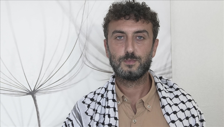 Küresel Sumud Filosu’ndaki İngiliz gazeteci Andrieu, Türkiye’ye teşekkürlerini sundu