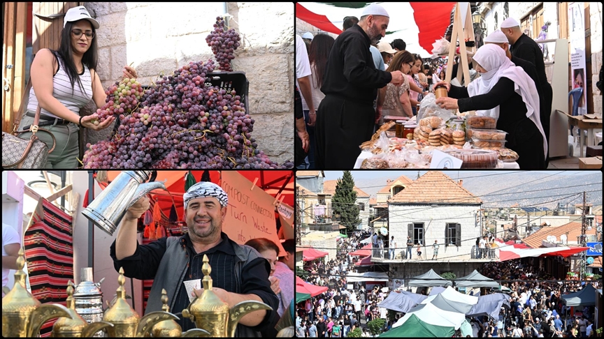 Lübnan’ın Raşeyya el-Vadi beldesinde umudu yeşerten “tatlı” bir festival