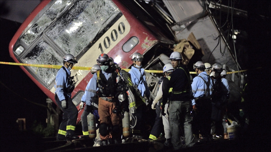 Train collision partially suspends rail service in Japanese capital
