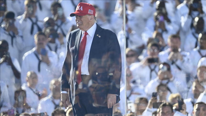 Trump promises to build record number of ships in speech marking Navy’s 250th anniversary