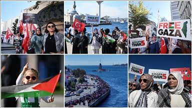Yurt genelinde "Gazze İçin Sessiz Çığlık" eylemleri düzenlendi