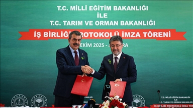 Milli Eğitim ile Tarım ve Orman bakanlıkları arasında "çatı protokolü" imzalandı