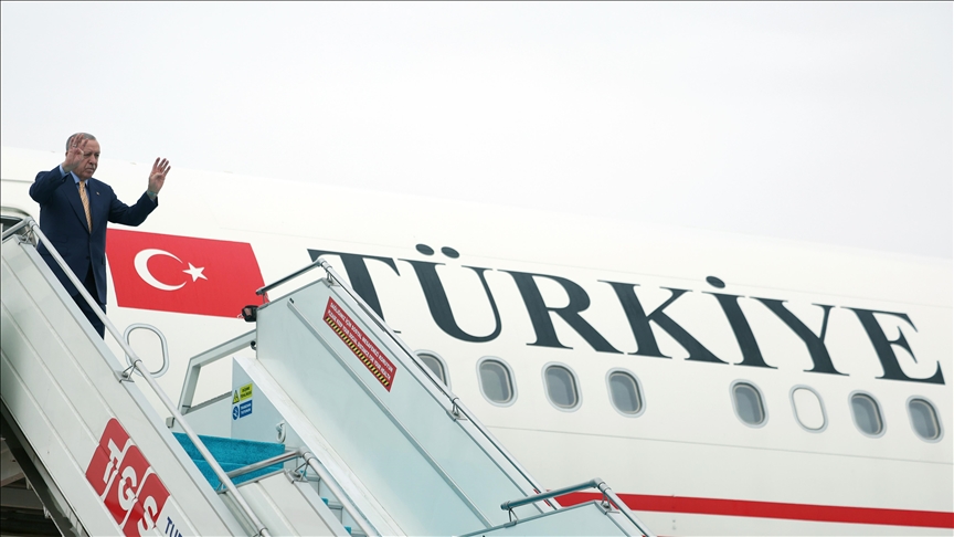 Cumhurbaşkanı Erdoğan Azerbaycan'a gitti