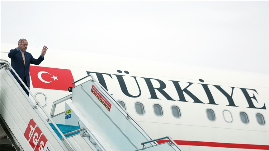 Turkish president heads to Azerbaijan for Turkic states summit