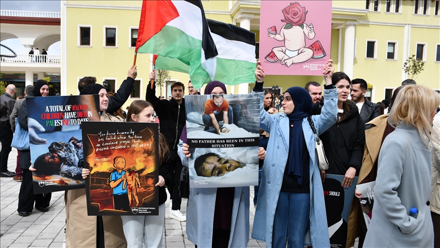 U Skoplju održan protest solidarnosti s palestinskim narodom