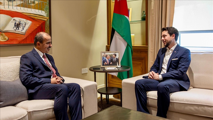 Ürdün Veliaht Prensi Hüseyin, Türkiye’nin Amman Büyükelçisi Caymazoğlu’nu kabul etti