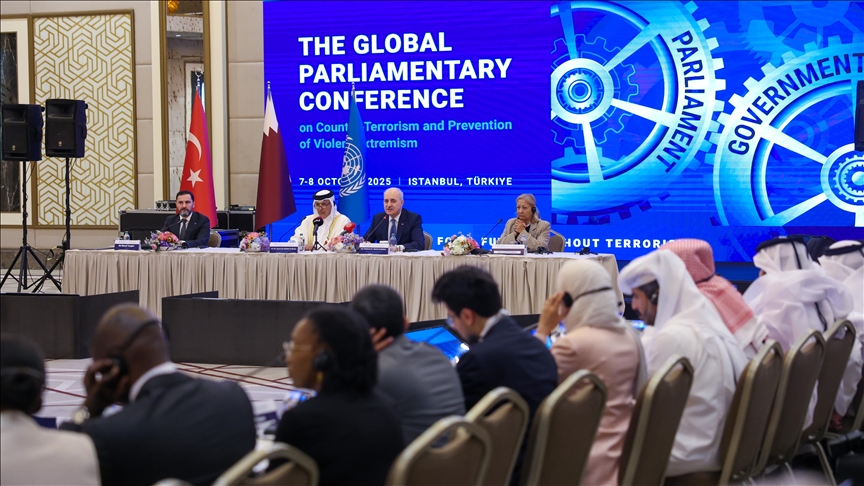İstanbul'da "Terörle Mücadele ve Şiddet İçeren Aşırılığın Önlenmesi Konusunda Küresel Parlamento Konferansı" düzenlendi