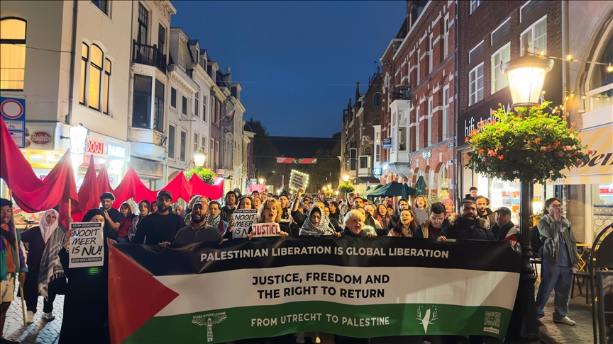 Dünyada Filistin'e destek eylemleri 