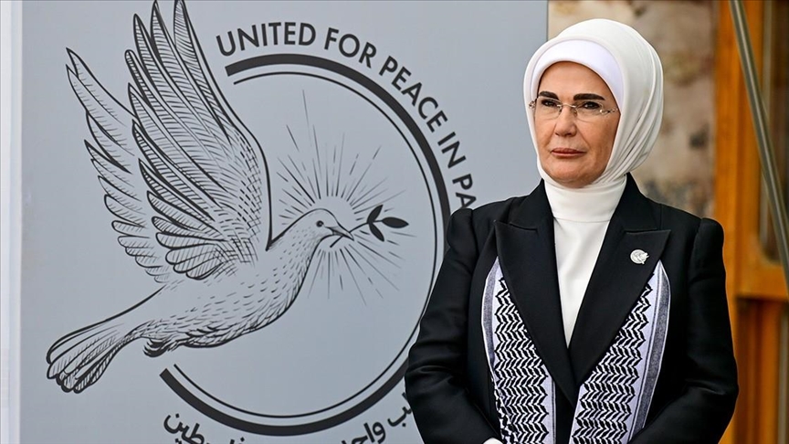 Zonja e parë turke në 2-vjetorin e gjenocidit në Gaza, bën thirrje për unitet kundër shtypjes