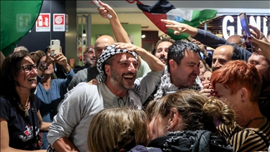Grupi i fundit i aktivistëve italianë të Flotiljes Globale "Sumud" mbërrin në Romë