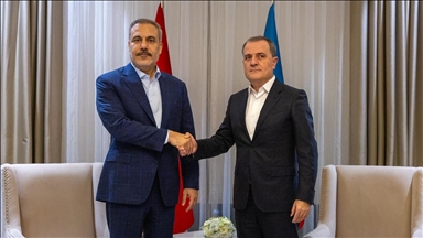 Wezîrê Karên Derva Fîdan bi Wezîrê Karên Derva yê Azerbeycanê Bayramov ra civiya