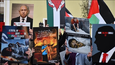 Во Скопје организиран протест за поддршка на палестинскиот народ