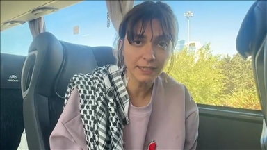 ‘What we experienced is nothing compared to what imprisoned Palestinians in Gaza endure,’ says Turkish activist