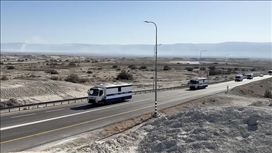 Turkish activists, unlawfully detained by Israel aboard Sumud Flotilla, arrive at border crossing in West Bank