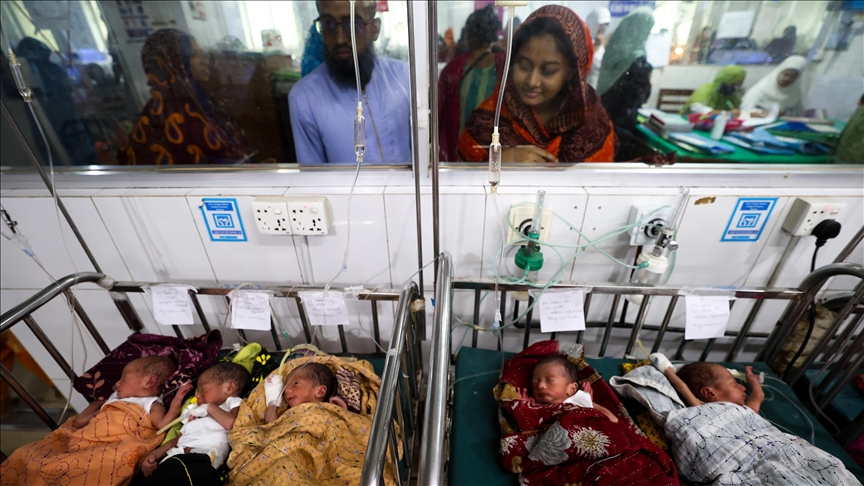 Žena u Bangladešu prirodnim putem rodila petorke