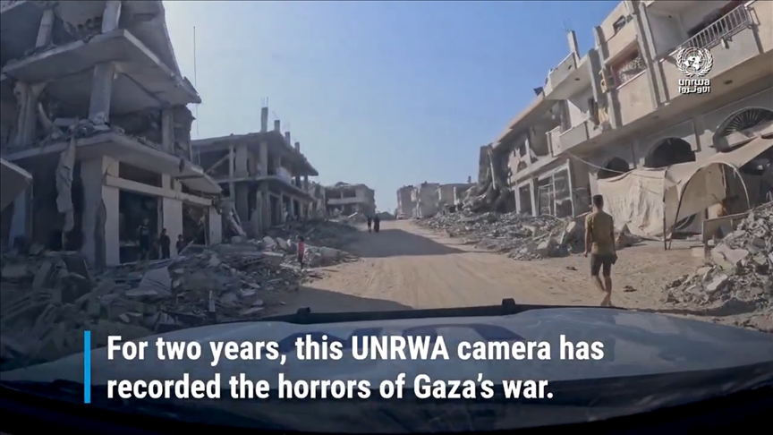 UNRWA, Gazze'de 2 yıldır devam eden insani kriz ve yıkımın görüntüsünü paylaştı 