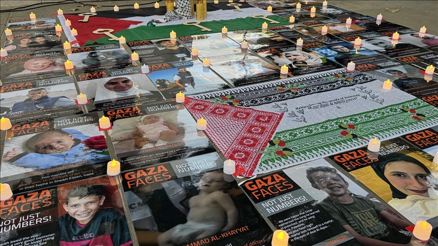 London vigil commemorates Palestinians killed in Gaza