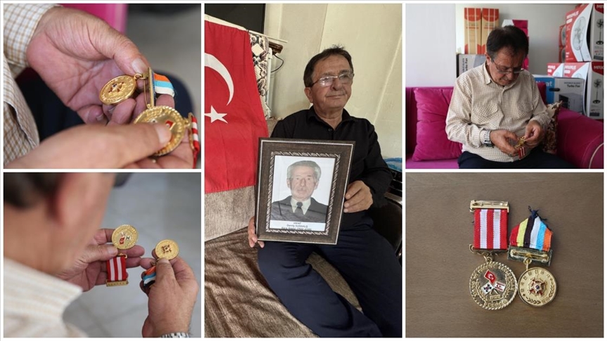 105 yaşında vefat eden Kore gazisinin yanından ayırmadığı madalyaları oğluna emanet