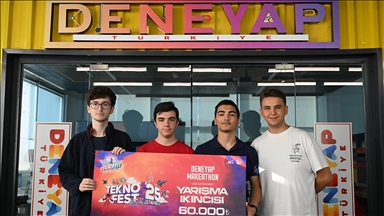 DENEYAP Makeathon Yarışması ikincisi öğrenciler, üniversitede de TEKNOFEST'e katılmak istiyor