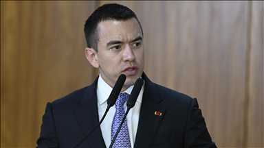 Ecuadorian president’s convoy pelted with stones, Noboa escapes unharmed