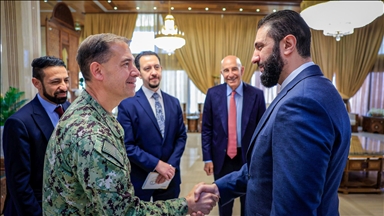 سەرکۆماری سووریا شەرع لە دیمەشق لەگەڵ بەرپرسانی ئەمریکی کۆبووەوە