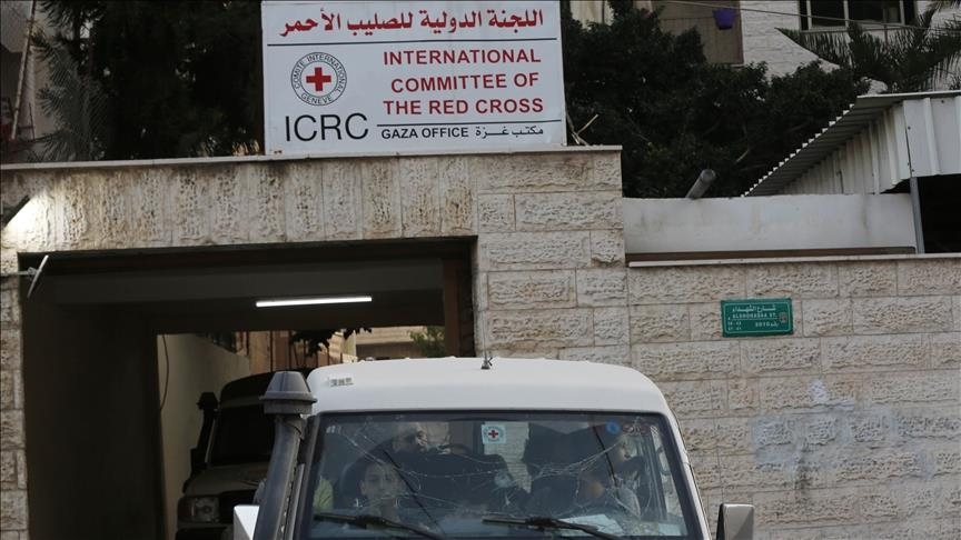 Red Cross delivers medical supplies to Gaza's Al-Saraya Field Hospital
