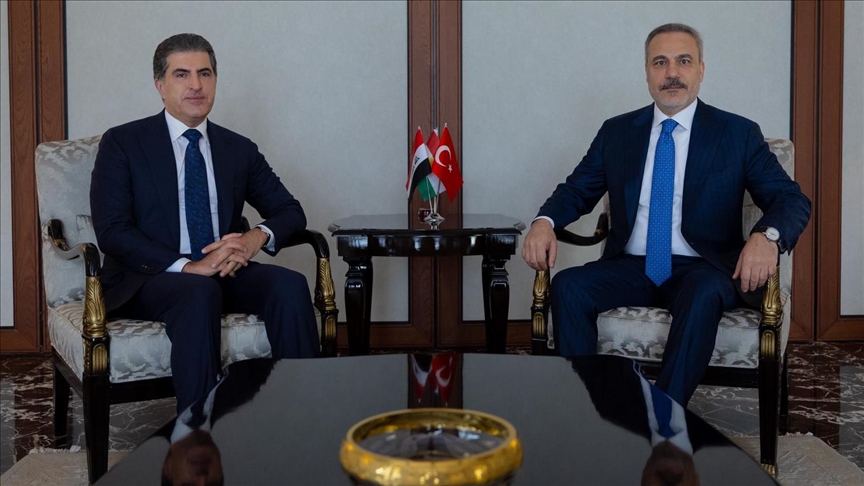 فيدان يلتقي رئيس إقليم شمال العراق