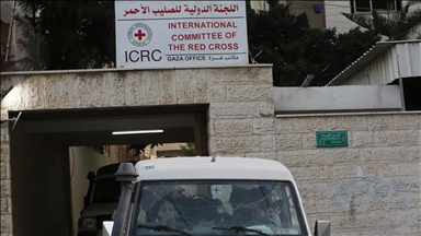 Red Cross delivers medical supplies to Gaza's Al-Saraya Field Hospital