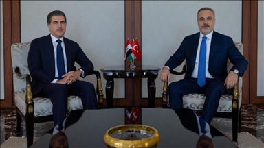 فيدان يلتقي رئيس إقليم شمال العراق