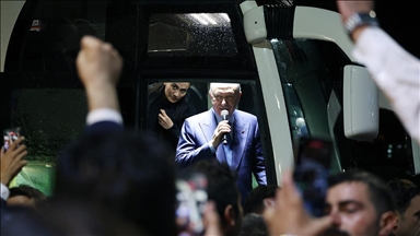 Cumhurbaşkanı Erdoğan, memleketi Rize'nin Güneysu ilçesinde vatandaşlara hitap etti