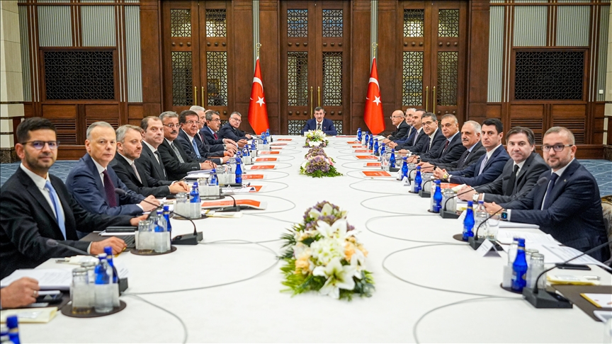 Ekonomi Koordinasyon Kurulu, Cumhurbaşkanı Yardımcısı Yılmaz başkanlığında toplandı