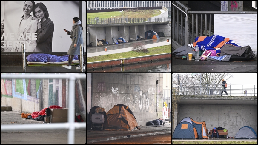 Almanya'da yaklaşık 50 bin evsiz sokaklarda yaşam mücadelesi veriyor
