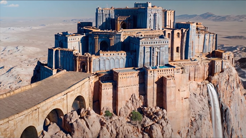 Yapay zeka tabanlı Türk dizisi "Castle Walls", Alamut Kalesi'nin gizemli hikayesini anlatıyor