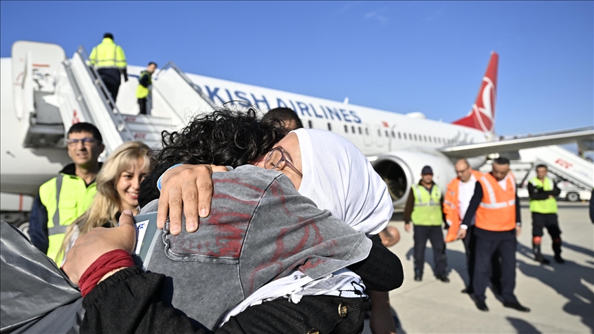 Special flight to return 94 activists from seized Freedom Flotilla to Türkiye