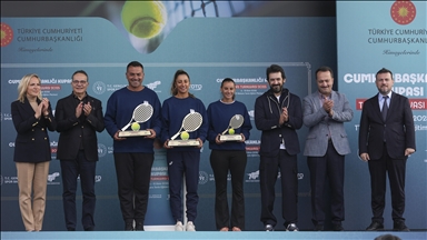 Cumhurbaşkanlığı Kupası Tenis Turnuvası sona erdi