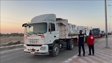 Türkiye continues supplying humanitarian aid to Gaza as coordinated by state agency