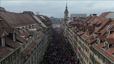Swiss police break up pro-Palestinian demonstration in Bern