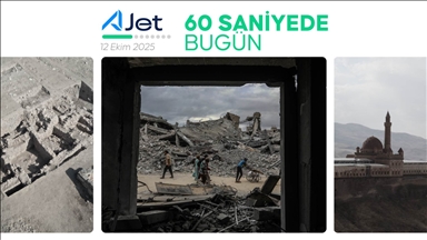 60 saniyede bugün (12 Ekim 2025)