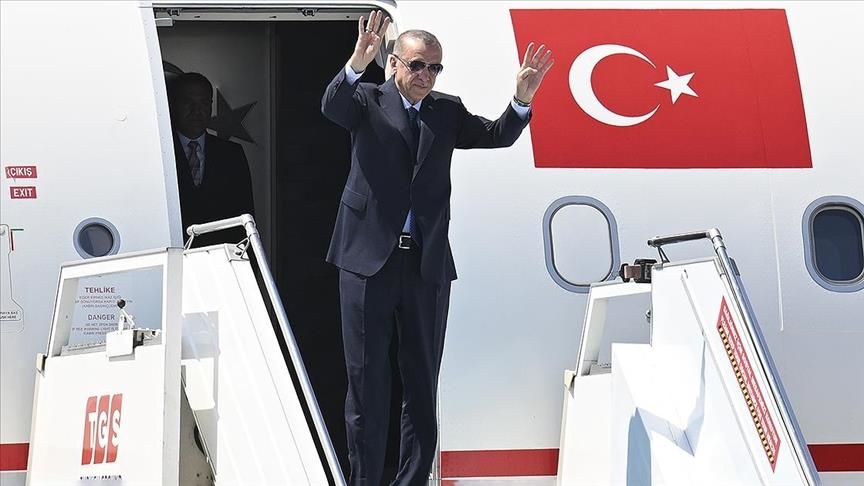 Turkish president heads to Egypt to attend Sharm el-Sheikh Peace Summit on Gaza