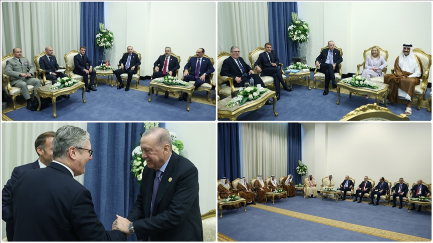 Cumhurbaşkanı Erdoğan’dan “Barış için Şarm El-Şeyh Zirvesi" kapsamında diplomasi trafiği