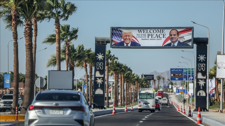 World leaders arrive in Egypt’s Sharm el-Sheikh for Gaza peace summit