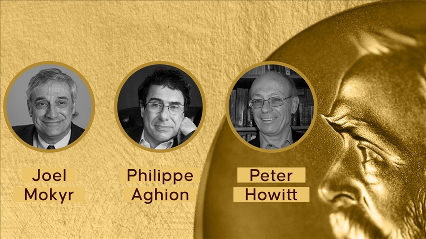 Joel Mokyr, Philippe Aghion, Peter Howitt awarded Nobel in economics