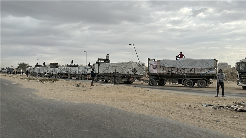 173 aid trucks enter Gaza under ceasefire deal, local authorities say