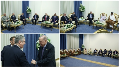 Cumhurbaşkanı Erdoğan’dan “Barış için Şarm El-Şeyh Zirvesi" kapsamında diplomasi trafiği