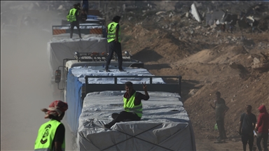 دولت فلسطین در غزه: 173 کامیون کمک انسانی وارد نوار غزه شدند
