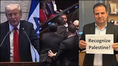 Dvojica zastupnika osudili izraelski genocid u Gazi dok se Trump obraćao Knessetu