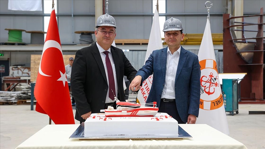 ARES Tersanesi, ilk ARES 18 SAR botunun kaynak törenini gerçekleştirdi