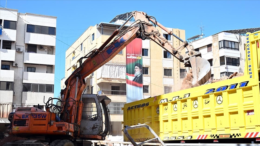 İsrail saldırılarında ağır yıkımın yaşandığı Beyrut’un Dahiye bölgesi yeniden imar edilmeyi bekliyor