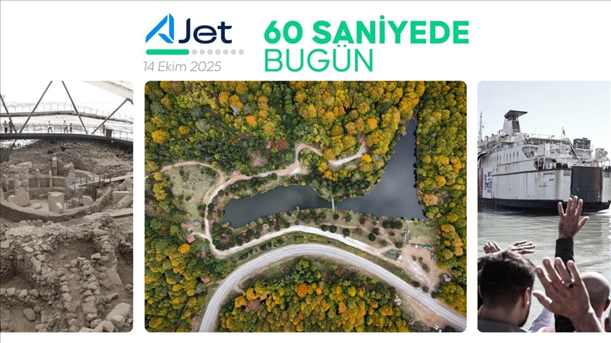 60 saniyede bugün (14 Ekim 2025)