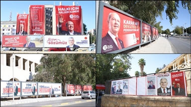 KKTC pazar günü yapılacak cumhurbaşkanı seçimine hazırlanıyor